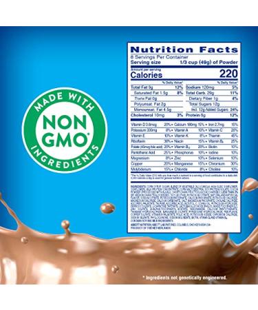 PediaSure Grow & Gain Chocolate Shake Mix - Non-GMO, Gluten-Free, Nutritional Kids' Powder (24 Servings, 3 Cans) with Protein, Probiotics & DHA - Buy Online on GoSupps.com
