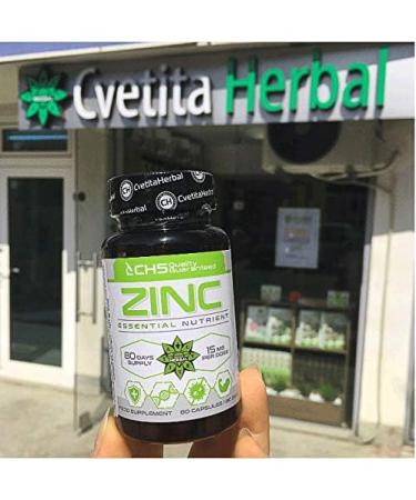 Zinc Citrate 50mg x 240 Capsules | Immune System Support & Skin Maintenance | Cvetita Herbal 3 - Buy Online on GoSupps.com