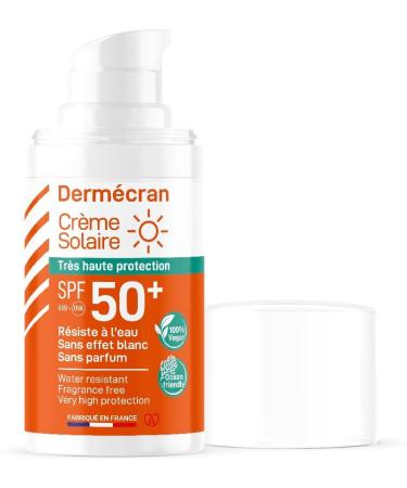 SORIFA - Derm cran - Sunscreen SPF50+ - Face and body - Vegan & Ocean Friendly formula - Water resistant - For the whole family from 3 years old - Made in France - Pocket size 15 ml - Buy Online on GoSupps.com