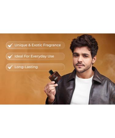 O'G BEA'UTY LUXURY Smokey Eau De Parfum Perfume for Men with Aged Whisky & Sandalwood | Premium Long-Lasting Smoky & Woody Fragrance 50ml - Buy Online on GoSupps.com