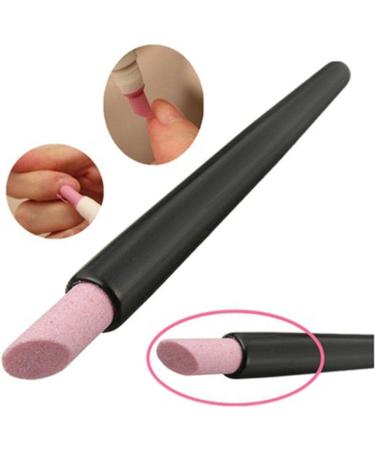 Nail Art Quartz Scrub Stone Cuticle Remover Stick Pen Pusher Polish Manicure Tool.Durable and Fashion - Buy Online on GoSupps.com