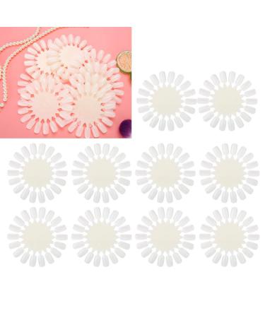 10 pieces/set nail template 180pcs nail stand with artificial tips nail polish gel palette nail art exercise card for nail studio exhibition for painting with UV gel/nailart - Buy Online on GoSupps.com