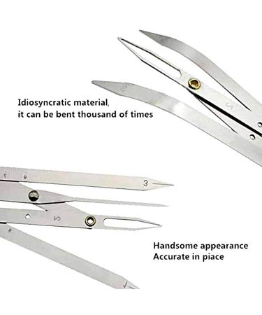 Dr.Pedi Eyebrow Golden Ratio Caliper Stencil - 2 Piece Set | Microblading Permanent Makeup Tool - Buy Online on GoSupps.com