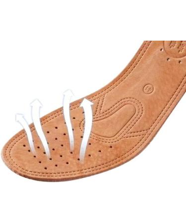 Buy Sweat Absorbent Leather Shoe Pads for Men & Women - Comfortable Soft Insoles - Thick Pig Skin Sport Pad (Size 38 - Buy Online on GoSupps.com