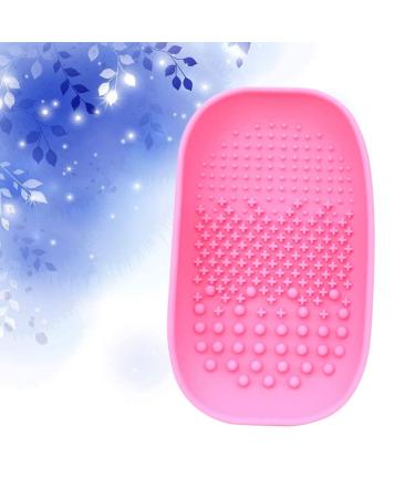 Makeup Cleaner Brush Plate - Pink Makeup Brush Cleaning Pad & Scrubber for Flawless Brushes | Shop Internationally - Buy Online on GoSupps.com