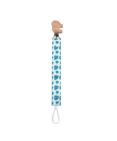 Baby clip pacifier chain pacifier holder toddler newborn bite ring wood clip pacifier chain pacifier strap 30 cm toothing toys
