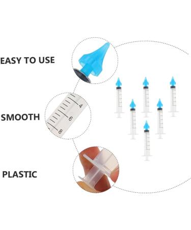 SOLUSTRE 6pcs Ear Wax Removal Tools Safe Gentle Ear Cleaning Irrigation System Premium Smooth Nozzle for Comfortable Use - Buy Online on GoSupps.com