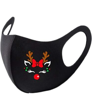 Deholifer 5-Piece Cotton Mouth & Nose Protection Mask Set - Adjustable Black Fabric Masks for Adults | Perfect for Christmas Gifts | International Shipping Available - Buy Online on GoSupps.com