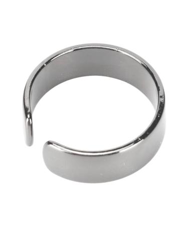 Magnetic Rings Women Men Adjustable Metal Ring For Weight Loss Magnetic Healing Ring (Black)