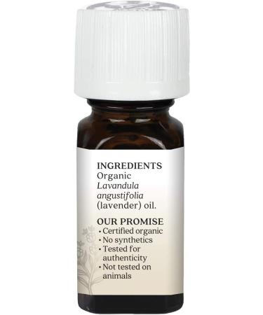 Buy Aura Cacia Organic Lavender Essential Oil - Pure 0.25 fl oz (7.4 ml) for Relaxation - Buy Online on GoSupps.com