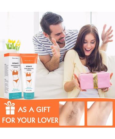 Intimate Hair Removal Cream for Women - Effective & Painless Depilatory Cream for Facial, Underarms, Private Parts & Bikini Area - Suitable for All Skin Types - Buy Online on GoSupps.com