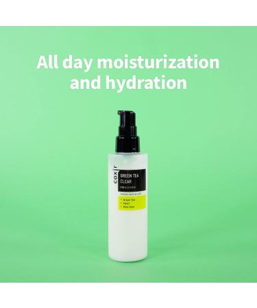 COXIR Green Tea Clear Emulsion 100 ml (3.38 oz) to soothe and hydrate the skin - Buy Online on GoSupps.com