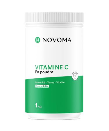 NOVOMA NOVOMA Pure Vitamin C 1kg 1000mg per dose Ultra Fine Powdered L-Ascorbic Acid Powerful Antioxidant Immune System