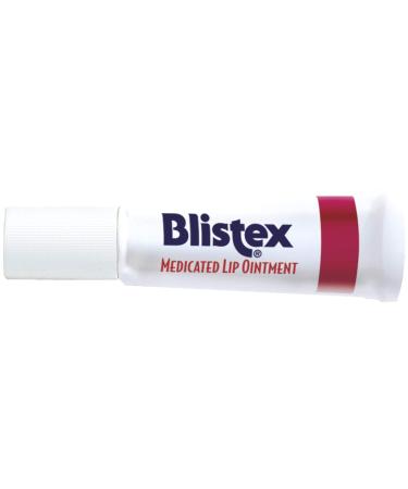 Blistex Medicated Lip Ointment 0.21 Ounce Tube Pack of 24 Relieves Cold Sores & Helps Heal Dry Chapped Lips Pain Relief from Lip Sores & Blisters Healing Ointment Medicated Lip Ointment 0.21 Ounce (Pack of 24) - Buy Online on GoSupps.com