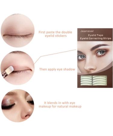 400pcsX2.5MM Eyelid Tape Natural Eye Stickers Portable Eyelid Correction Strips Self-Adhesive Double Eyelid Lift Strip for Droopy Hooded Mono-eyelids 400pcs Single-sided sticky Brown - Buy Online on GoSupps.com