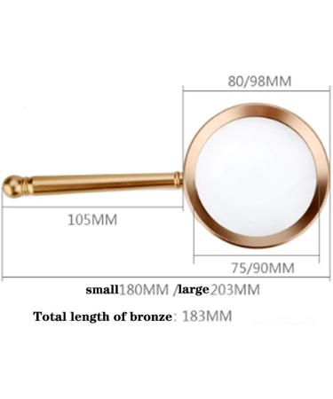 Magnifying Glasses for Hobbies Reading Magnifier 20 Times Magnifying Glass 1000 HD Old Man Reading Portable Handheld Magnifying Glass Home Reading Newspaper Mobile Phone High Magnification Metal Ma - Buy Online on GoSupps.com