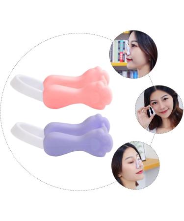 Beaupretty Lot de 2 Pinces pour Fa onner le Nez en Silicone Correcteurs de Nez Ajustables pour Adultes et Gar on et Filles pour Usage Nocturne Beaut et Couleurs Rose et Violet - Buy Online on GoSupps.com