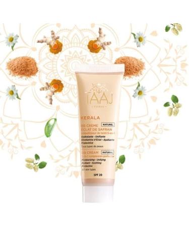 TAAJ | Matte Saffron Radiance BB Cream SPF 20 - KERALA | Hydrates Evens & Brightens the complexion | Soothing | Targets complexion irregularities for perfect skin | Light & non-greasy | Vegan | 50ml - Buy Online on GoSupps.com