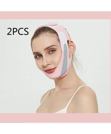 V Face Line Chin Lifting Belt Anti Wrinkle Belt Reduce Wrinkles of Double Chin Shape V Face Chin Cheek Lift Up Slimming Slim Ultra-thin Belt Strap Band for V Face Chin Cheek Lift Up Slimming Slim 2Pcs