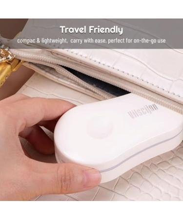 Portable Travel Pill Cutter with Blade Guard - Compact & Lightweight Pill Splitter with Silicone Holder - Ideal for Easy Medication Management - Buy Online on GoSupps.com