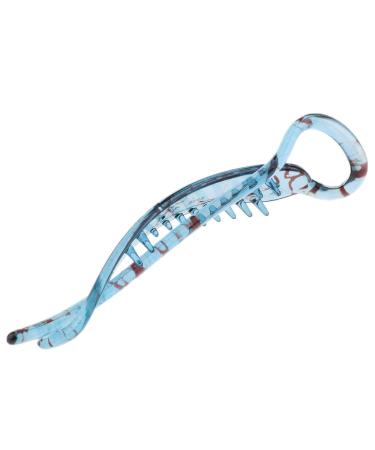 Buy Baosity Women's Long Banana Hair Clip - Blue Hair Claw Accessories for Effortless Style - Buy Online on GoSupps.com
