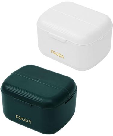 Buy Compact Banan Denture Box - Orthodontic Tooth Protection & Storage Case for False Teeth & Prosthesis - Buy Online on GoSupps.com