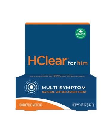 HClear for Him - Topical Ointment - Formulated with All-Natural and Organic Ingredients - Made in The USA - (0.5 Oz Tube)