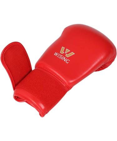 Wesing AIBA Approved Blue Leather Boxing Gloves - 12 oz (340.2 g) | International Shipping Available - Buy Online on GoSupps.com