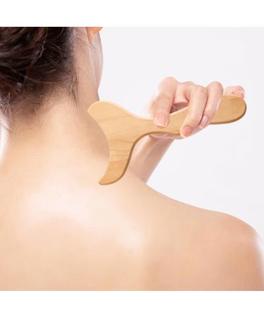 2PCs Anti Cellulite Wood Massage Tool Set | Gua Sha & Lymphatic Drainage Kit for Muscle Relaxation - Buy Online on GoSupps.com