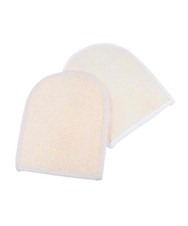 Organic Exfoliating Loofah Mitt Shower & Bath Body Scrubber Glove Natural & Rejuvenating Spa Experience