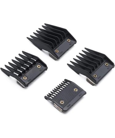 FRCOLOR 12 Pcs Trimmer Guide Combs Set - Professional Barber & Grooming Accessories - Limit Comb Attachments for Hair Clippers & Dog Grooming - Black - International Shipping Available - Buy Online on GoSupps.com