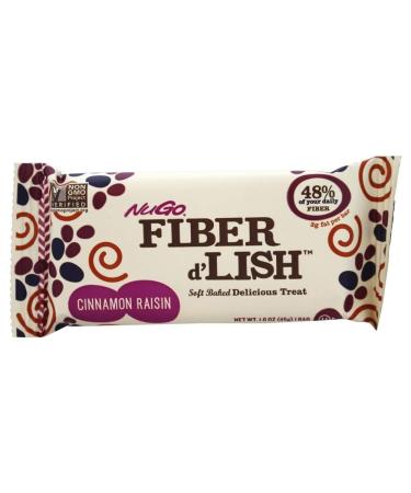 NuGo Fiber d'Lish Cinnamon Raisin 25.4 oz 16 ct