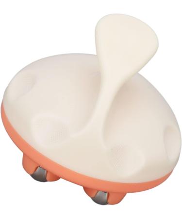 Ververt Touch Rollerball Massager - Portable Hand Massage Device with 7 Rotating Balls for Relaxation | Compact & Efficient White & Orange - Buy Online on GoSupps.com