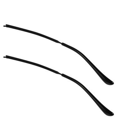 Ultechnovo accessories sunglasses changes 1 pair of metalgl Temple arm frame temple replacement bracket cover front cover ledge bracket cover front bracket covering glasses repair set glasses black 14x3cm