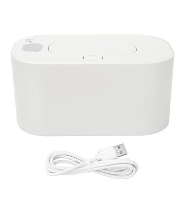 Portable Wet Wipes Heater Constant Temperature Heating Box for Household (White)