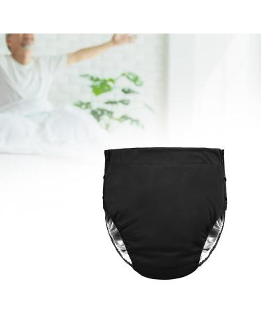 Perfect Leak-Proof Reusable Cloth Diapers for Adults | Washable Durable & Fast Drying Incontinence Pants | Breathable Black Design - Buy Online on GoSupps.com