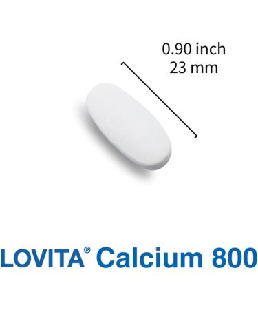 LOVITA Calcium Citrate 800 mg with Magnesium Vitamin D3 & K2 Bone Strength & Density Supplement for Women & Men Supports Teeth Immune Health Gluten Free Non-GMO 120 Vegan Tablets Standard Package 120 Count (Pack of 1) - Buy Online on GoSupps.com