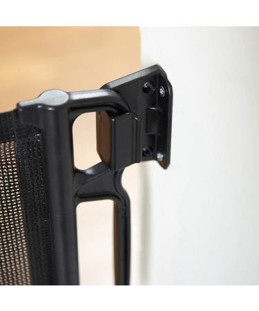 EasyBaby Retractable Safety Gate - 33'' Tall, Extends up to 55'' Wide, Black - Child & Pet Proof for Stairs, Doorways - Indoor/Outdoor - Buy Online on GoSupps.com