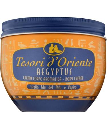  Felce Azzurra Tesori d'Oriente Crema Corpo Aegyptus Body Cream with Blue Nile Lily and Papyrus Milk 300 ml + 1 x Free Felce Azzurra Talcum Powder Bag 100 g Pack of 12 - Buy Online on GoSupps.com