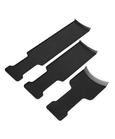 3-Piece Balayage Highlighting Board Set - Professional Black Hair Color Board for Salon Hair Dye Applications - Buy Online on GoSupps.com