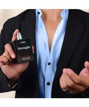 ARCH-IES STRENGTH Eau De luxury Parfume for Men | 100 ml | French Aroma | Woody Aromatic | Premium & Long Lasting EDP Fragrance Scent (20% High Concentration Perfume) - Buy Online on GoSupps.com