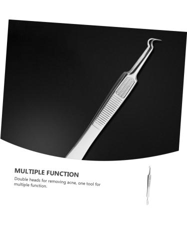 NOLITOY 3pcs Extractor Pimple Remover Stainless Curved Blemish Blackheads Kit Blackhead for Steel Tweezers 1 count (Pack of 1) - Buy Online on GoSupps.com