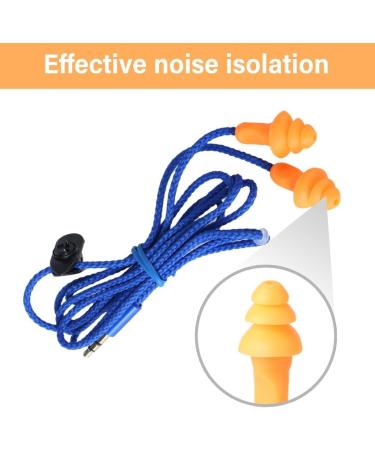 Reusable Corded Silicone Ear Plugs - Noise Cancelling Ear Protection for Work & Sleep | International Shipping - Buy Online on GoSupps.com