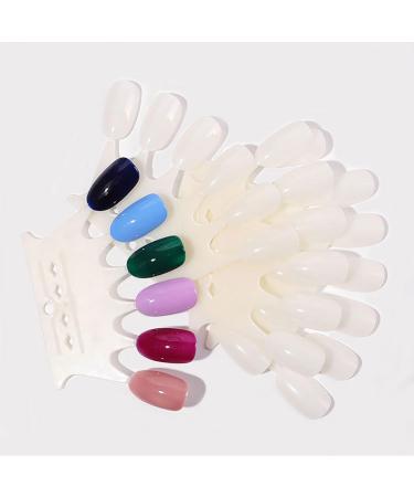 Crown Themed Nail Display Board with 10 sheets for DIY Color Card Practice Fake Nails Fashioned for Women Girls - Buy Online on GoSupps.com