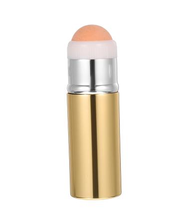 POPETPOP Massaging Tools Volcanic Stone Oil-absorbing Ball Facial Massager Oil Control Face Roller Facial Volcanic Roller medium Golden