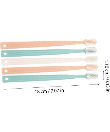 Minkissy Soft Portable Toothbrush Set - 10 Ergonomic Travel Toothbrushes for Adults | Lightweight & Disposable Household Dental Care Products - Buy Online on GoSupps.com