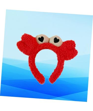 minkissy Animal Cosplay Headwear Plush Animal Hair Hoop Cosplay Animal Hair Hoop Sea Animal Costume Headband Plush Crab Headband Makeup Headband Hair Hoops Hair Accessories Make up Girl One Size Red - Buy Online on GoSupps.com