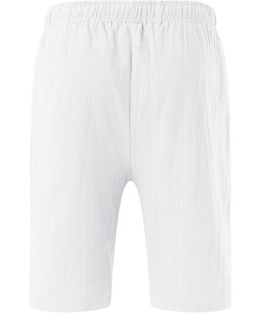 Shop Cewifo Camouflage Men s 3/4 Shorts Loose Fit Elastic Waist Casual Beach & Yoga Pants (A2-White XXL) - International Shipping Available - Buy Online on GoSupps.com