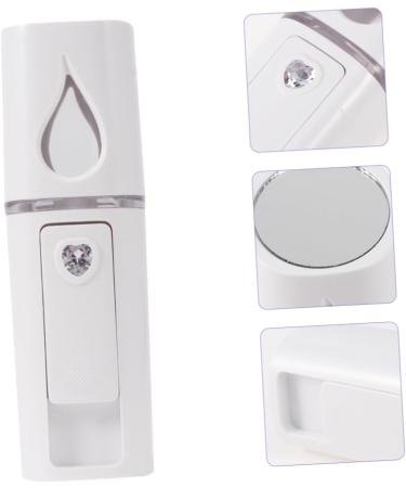 Didiseaon 1pc Handy Sprayer Steamer Facial Mister Portable Nano Facial Mister Hunidifier Eyelash Nano Mist Sprayer Mini Face Spray Instruments Spray Meter Usb White Steamboat 10.5*3cm White - Buy Online on GoSupps.com