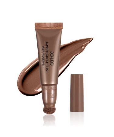 Liquid Contour Beauty Wand  Highlighter/Bronzer/Contour/Blush Stick with Cushion Applicator  Silky Smooth Cream  Long Lasting & Smooth Natural Matte Finish  Easy to Blend (01-dark brown) 01-dark drown